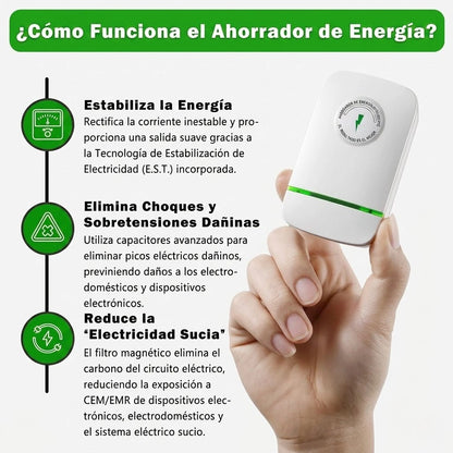 AHORRADOR DE  ENERGIA — Reduce tu Factura de Luz hasta un 40%
