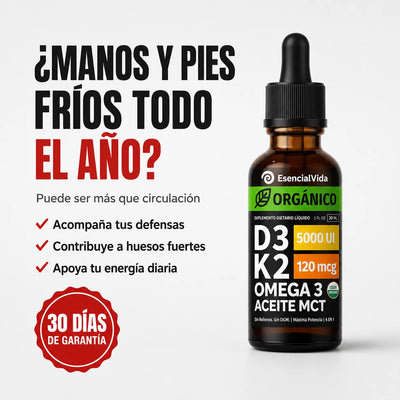 D3 + K2 Gotas® | Refuerza Huesos e Inmunidad