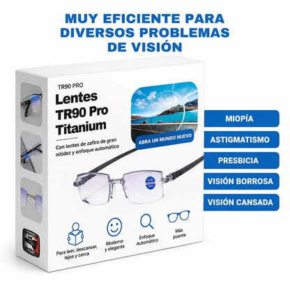 Lentes TR90 Pro Titanium - Trabaja Y Navega Sin Forzar La Mirada.