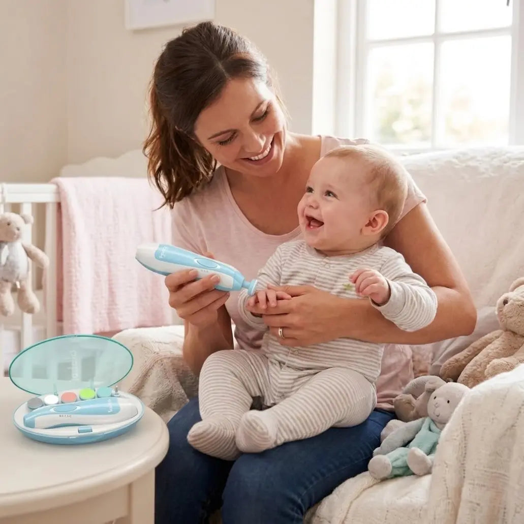 TrimBebé™ — Cortaúñas Eléctrico para Bebés