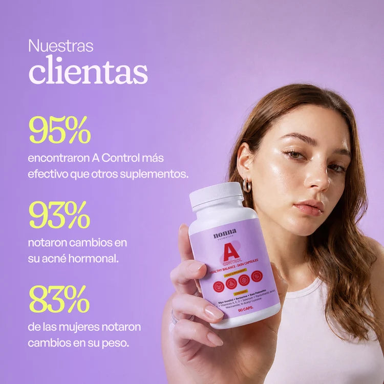 A CONTROL - ACNÉ HORMONAL & RESISTENCIA A LA INSULINA