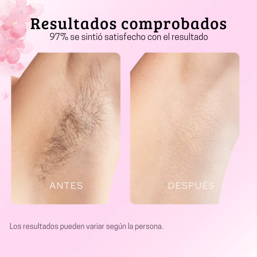 Frená el vello desde la raíz, sin dolor.