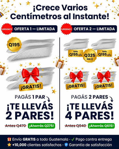 HIGHPADS - Plantillas Aumenta Altura™