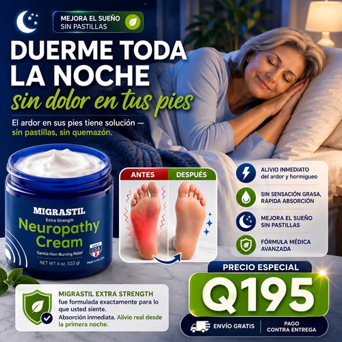 Neuropathy Cream — Alivio inmediato para el ardor y hormigueo