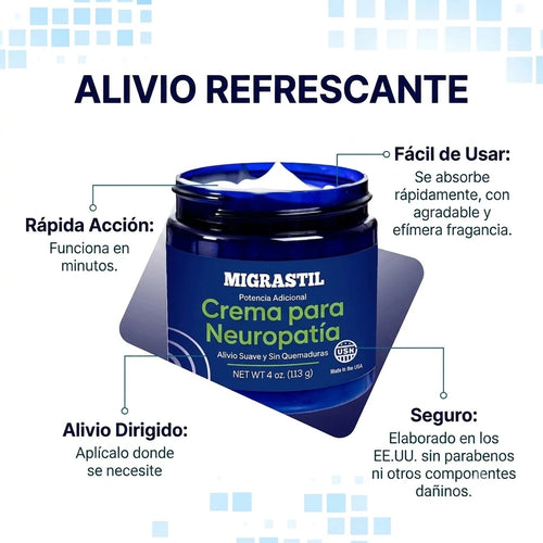 Neuropathy Cream — Alivio inmediato para el ardor y hormigueo