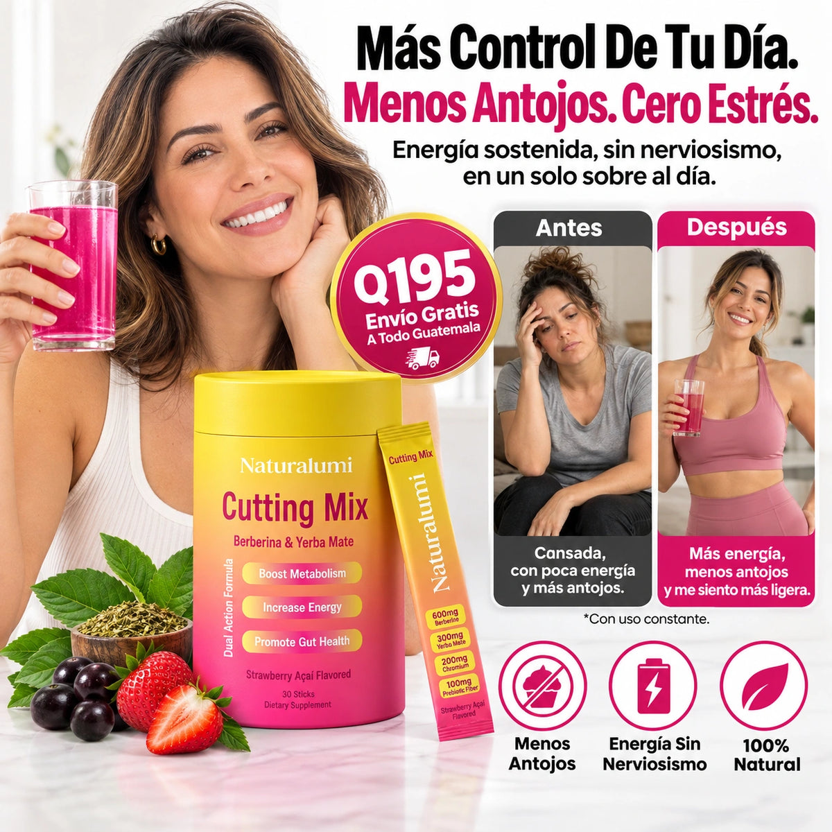 Cutting Mix — Energía Sostenida, Sin Antojos, Sin Nerviosismo