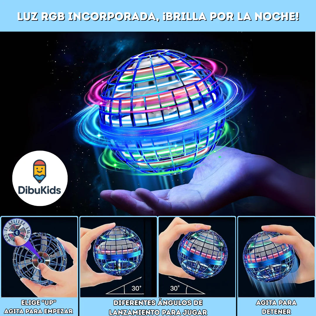 FLYNOVA™ - ¡JUEGO, LUCES Y GIROS QUE DESPIERTAN TU CREATIVIDAD!