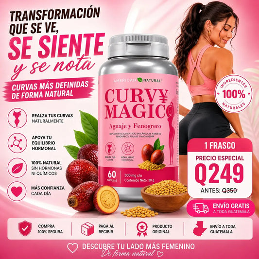 Curvy Magic™ – Fórmula Natural para Curvas Femeninas