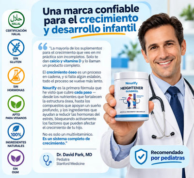 Nourify Heightener Gummies — Su etapa de crecer no dura para siempre