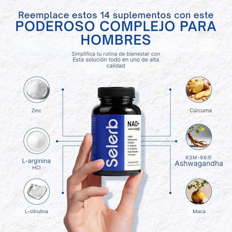 Capsulas Complex NAD+ Para Hombres