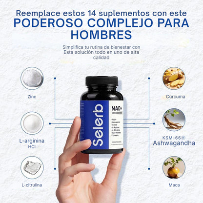 Capsulas Complex NAD+ Para Hombres