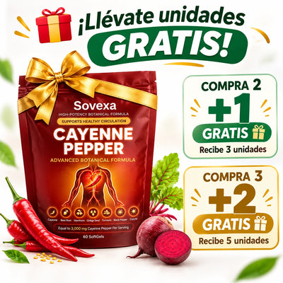 Capsaicina Activa® en Softgels - Reactiva tu Circulación Natural