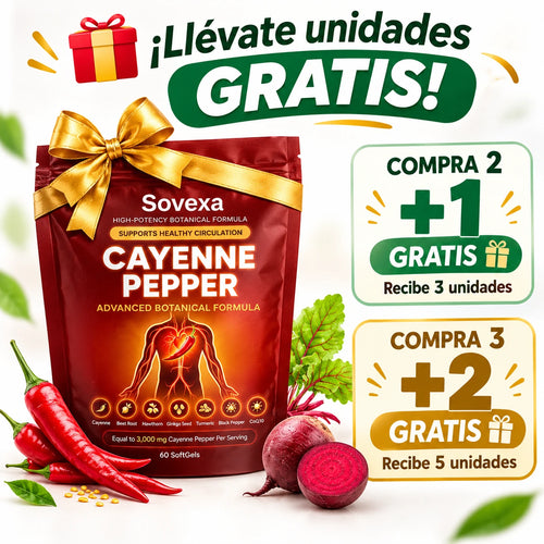 Capsaicina Activa® en Softgels - Reactiva tu Circulación Natural