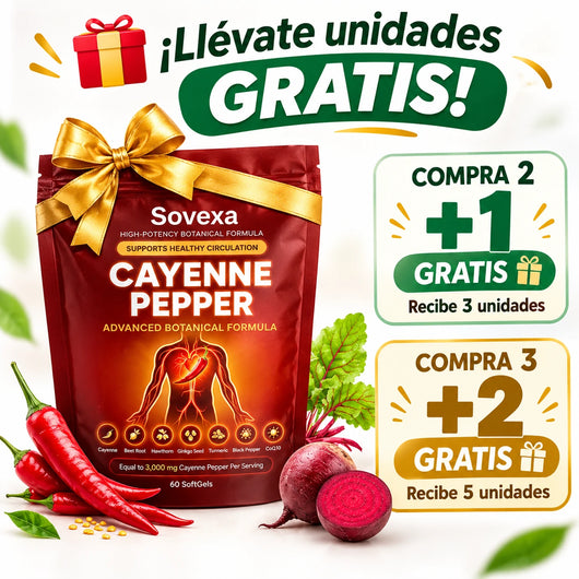Capsaicina Activa® en Softgels - Reactiva tu Circulación Natural
