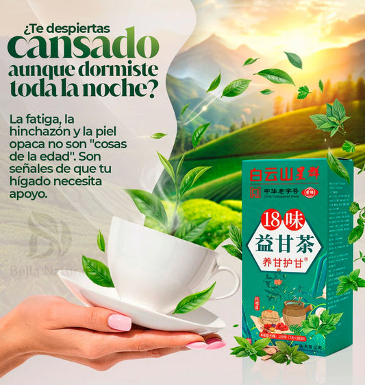 Té de hierbas chino para el cuidado del hígado "18 Flavors Liver Care Tea"