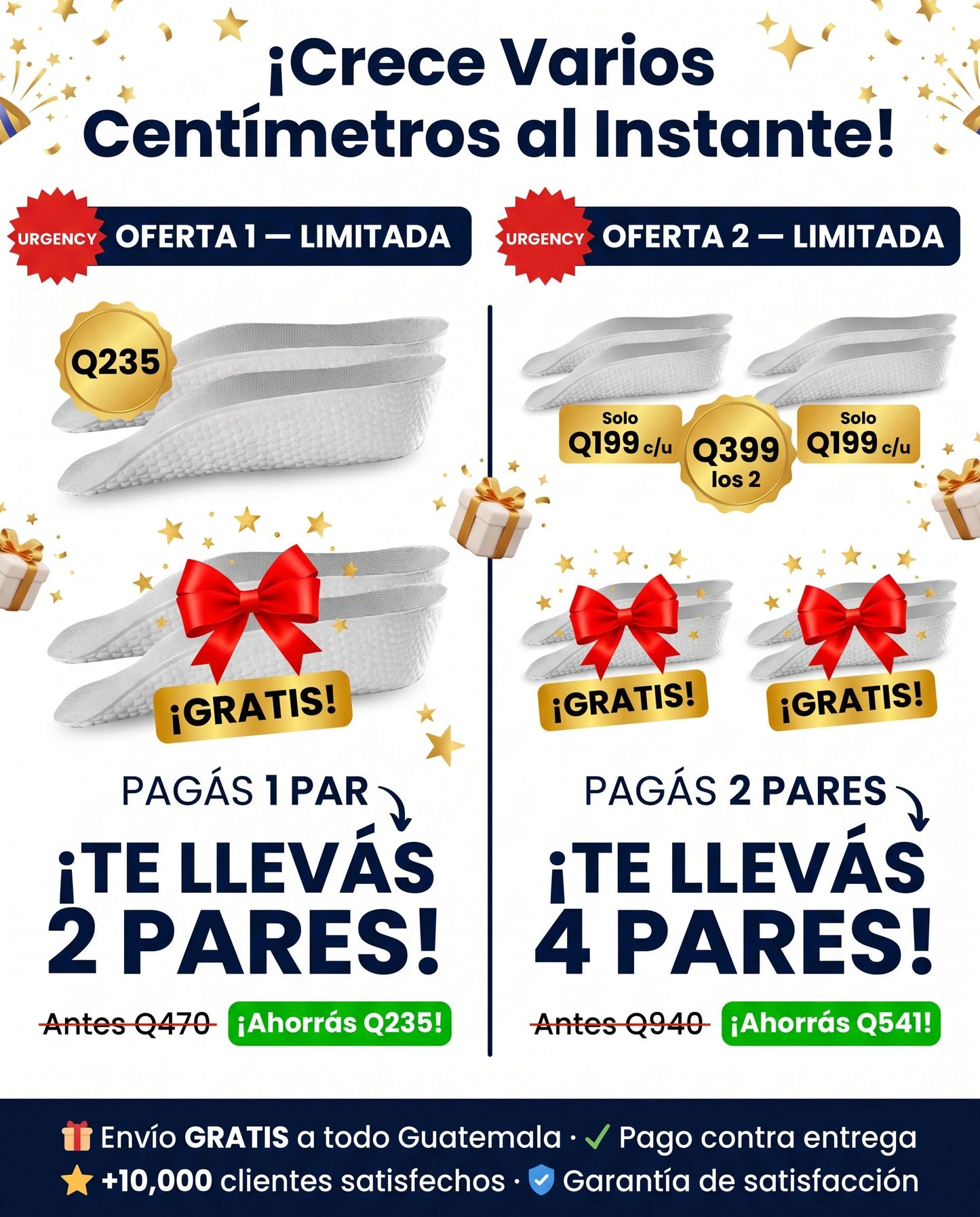 HIGHPADS - Plantillas Aumenta Altura™