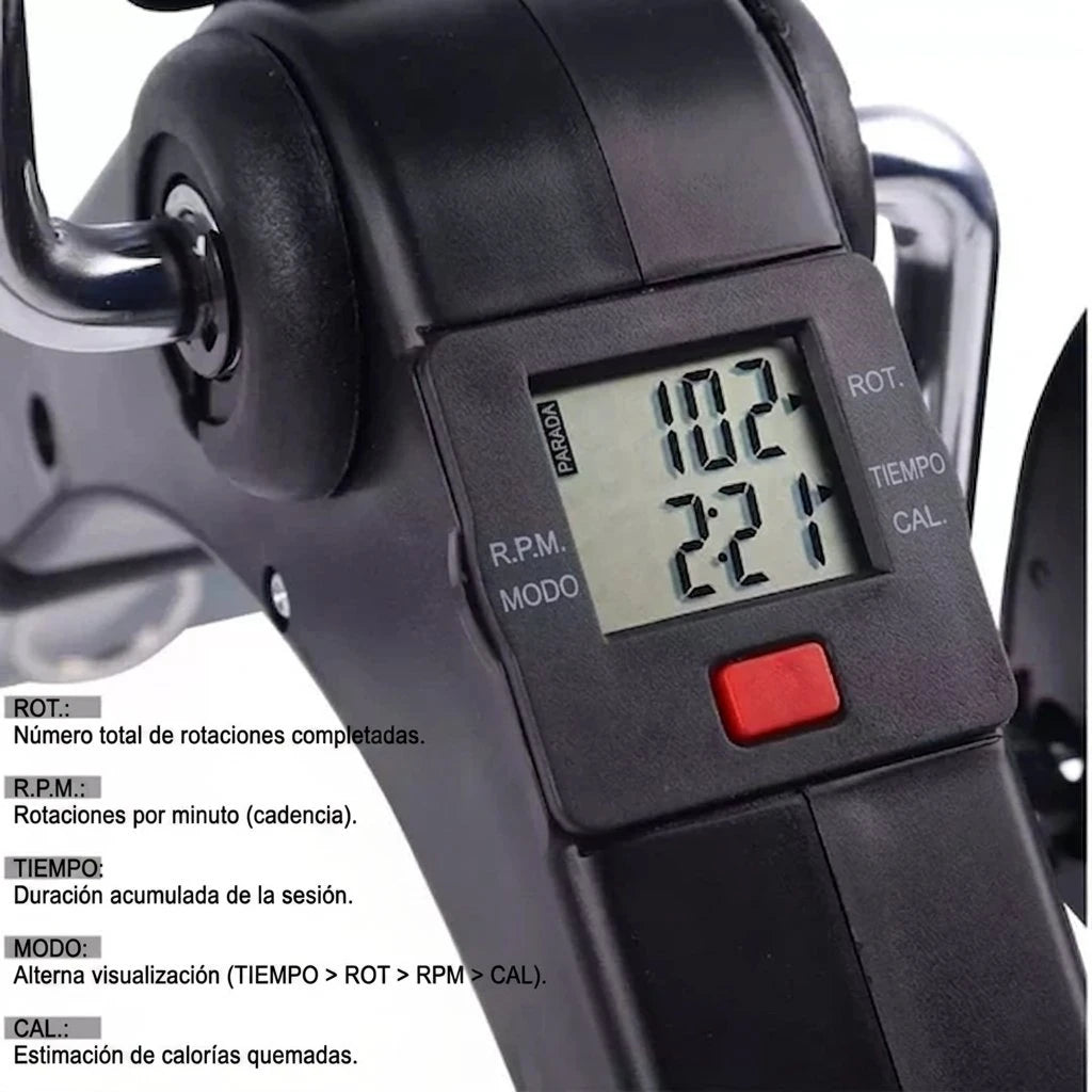 Mini Bicicleta de Ejercicio — Actívate Sin Levantarte de Tu Silla