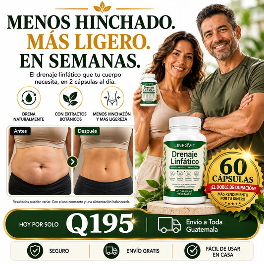 Linfovit™ | Soporte Metabólico Contra Líquidos Retenidos 🌿