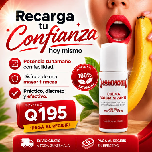 MAMMOTH — Crema Íntima Masculina