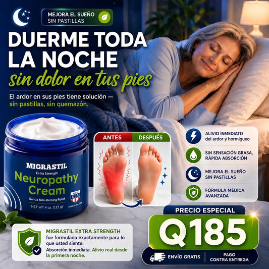 Neuropathy Cream — Alivio inmediato para el ardor y hormigueo