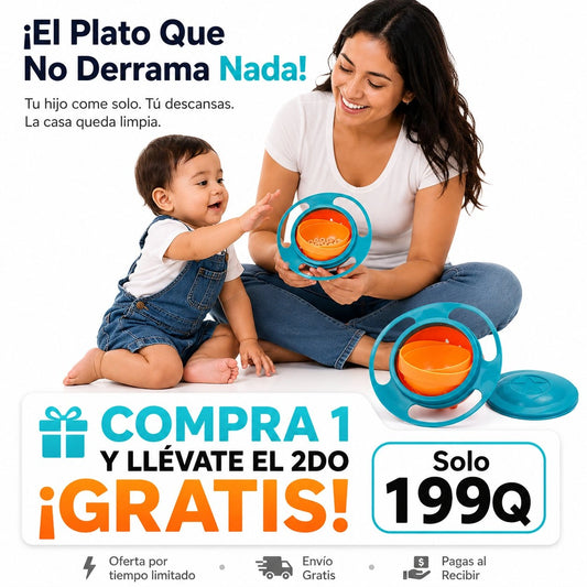 Plato Giratorio 360° Antiderrames
