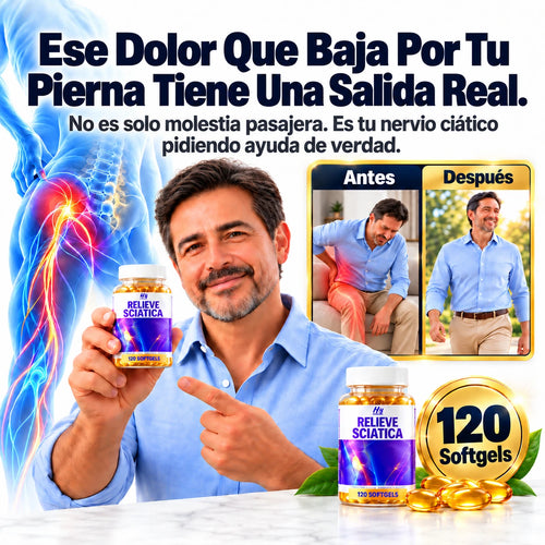 Relieve Sciatica™ Softgels — Formulado Para El Alivio Real